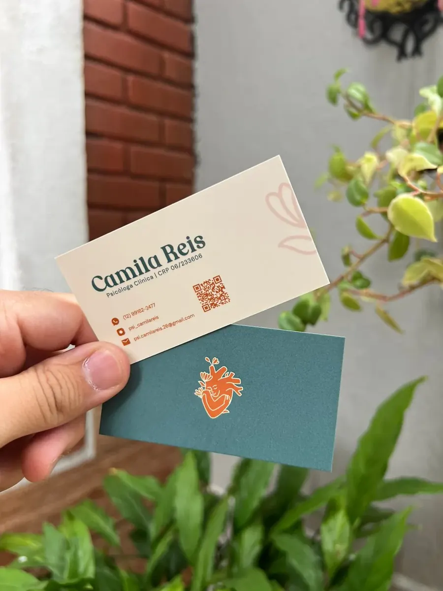 Cartão de Visita — projeto da Infinity Comunicação Visual